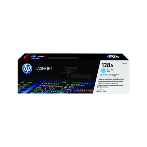 Toner HP 128A Cyan, cartouche de toner HP originale pour des impressions couleur vives et précises.