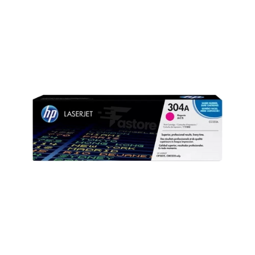Toner HP 304A magenta compatible avec imprimantes HP, cartouche magenta de haute qualité pour des impressions colorées éclatantes, consommable informatique Fastore Madagascar
