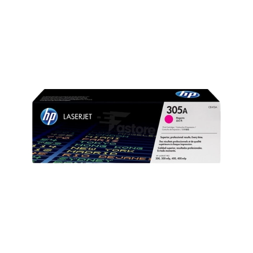 Toner HP 305A magenta compatible avec imprimantes HP, cartouche magenta de haute qualité pour des impressions colorées vives et précises, consommable informatique Fastore Madagascar