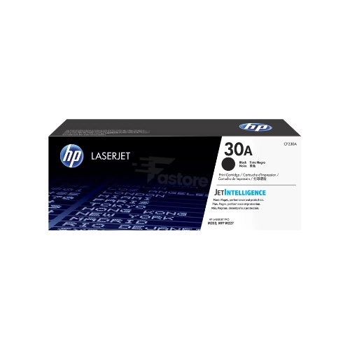 Toner HP 30A Noir, cartouche de toner noire authentique pour imprimantes HP LaserJet, qualité d’impression supérieure.