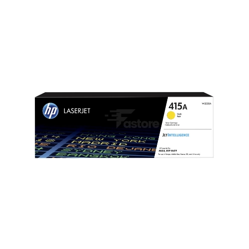 Toner HP 415A jaune compatible avec imprimantes HP, cartouche jaune de haute qualité pour des impressions colorées nettes et professionnelles, consommable informatique Fastore Madagascar