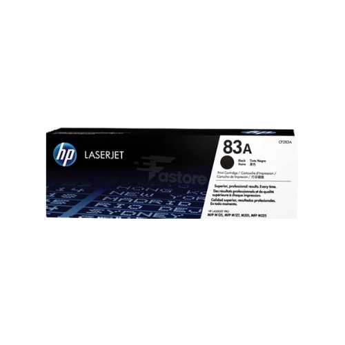 Toner HP 83A noir, cartouche de toner originale pour imprimantes HP LaserJet, impression professionnelle et fiable.