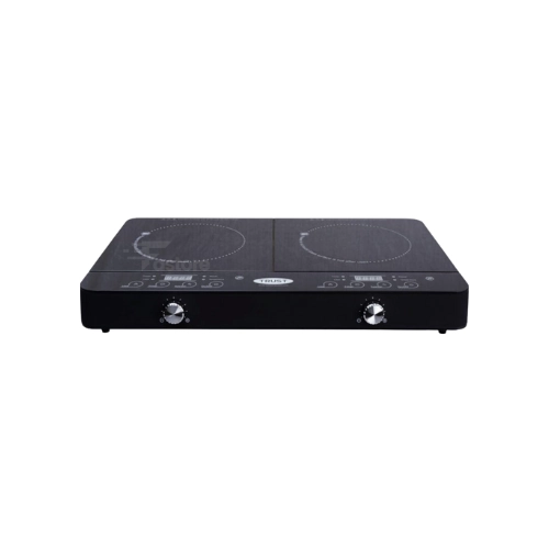 Double plaque à infrarouge Trust TIC-BIV162AS – Plaque de cuisson à infrarouge avec 2 foyers de 1800W et 1300W, idéale pour une cuisson rapide et efficace.