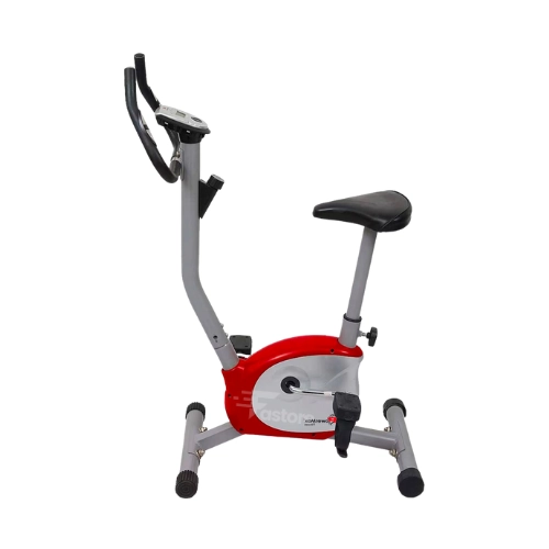 Vélo stationnaire magnétique UFIT JY-8503 rouge, vélo d'appartement avec résistance ajustable pour entraînement cardio à domicile – Équipement de fitness disponible sur Fastore Madagascar