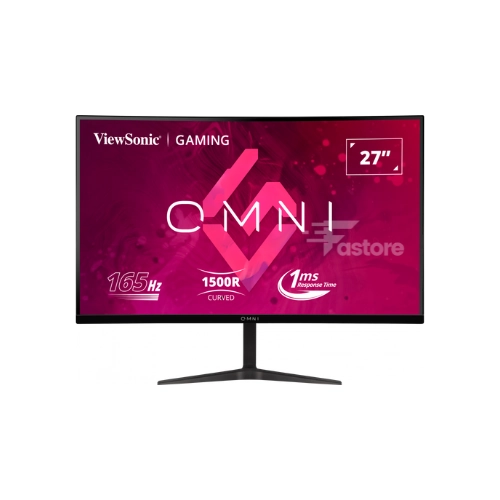 Moniteur VIEWSONIC 27 pouces 1ms, résolution FHD 1920x1080, modèle VX2718P-MHD, idéal pour gaming et travail professionnel – disponible chez Fastore Madagascar