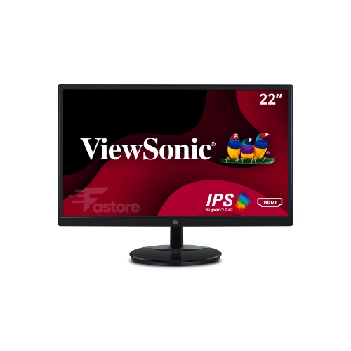 Moniteur VIEWSONIC 22 pouces 5ms, résolution FHD 1920x1080, modèle VA2210-4, parfait pour usage bureautique et multimédia – disponible chez Fastore Madagascar
