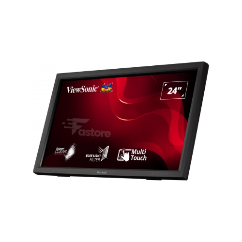 Moniteur VIEWSONIC 24 pouces 5ms, résolution FHD 1920x1080, modèle TD2423, avec écran tactile pour une expérience interactive – disponible chez Fastore Madagascar