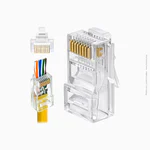 Connecteur CAT6 simple | Boîte de 100 pcs