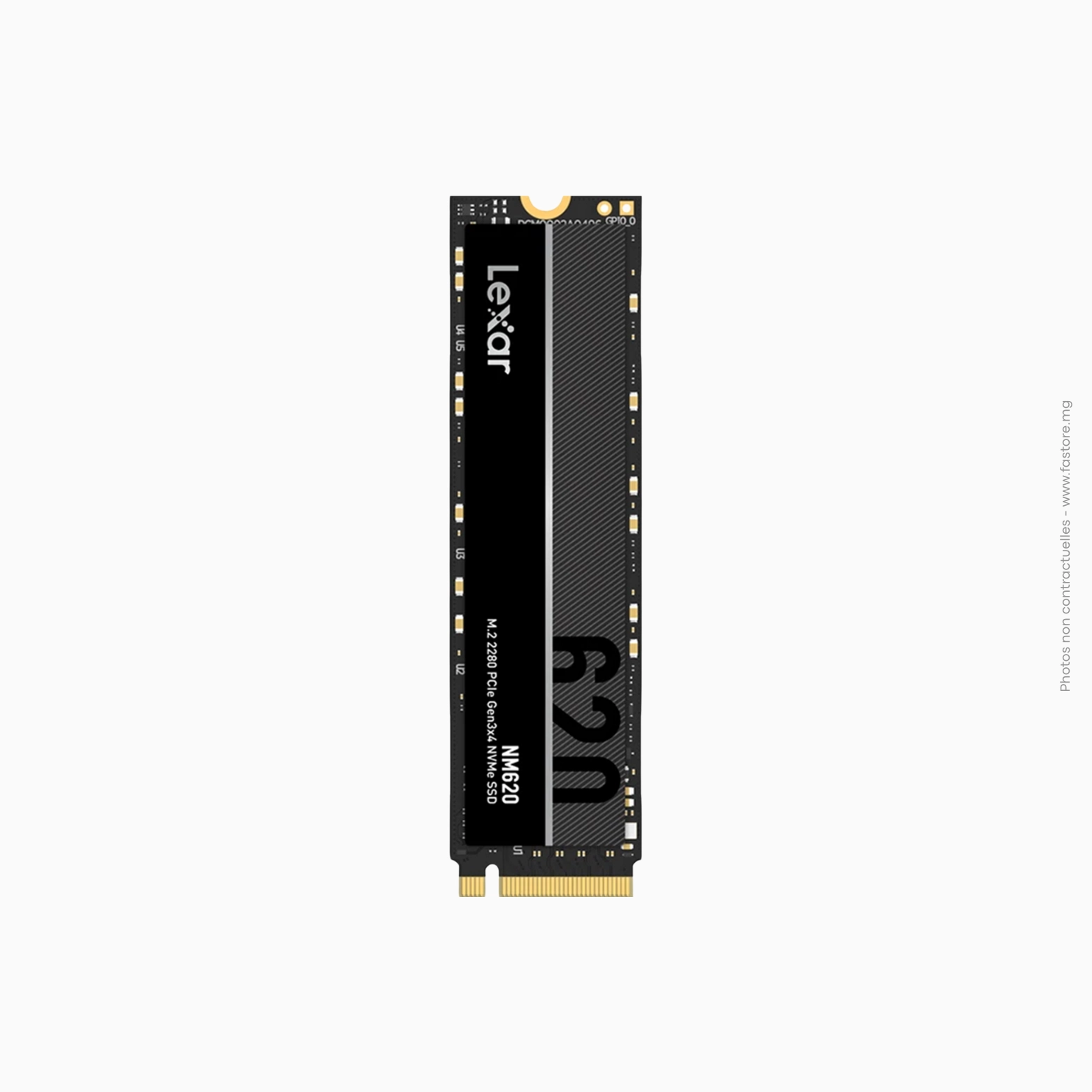 Disque Dur SSD interne M.2 NVMe 256 GB → Lexar NM620 Disque dur SSD interne Lexar | NM620 256 GB M.2 NVMe – Image 1