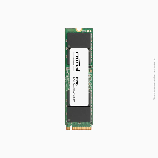 Disque Dur SSD interne Crucial | E100 1 TB M.2 NVMe PCIe Gen 4