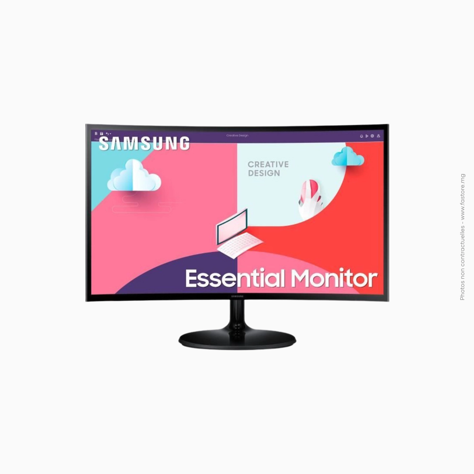 Ecran 24’’ incurve SAMSUNG LS24C360 Écran incurvé Samsung 24’’ | LS24C360 – Image 1