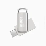 Flash disque Imation | 32GB Z1 USB Dual Drive Type C 3.2 OTG Pearl Nickel – Image 2