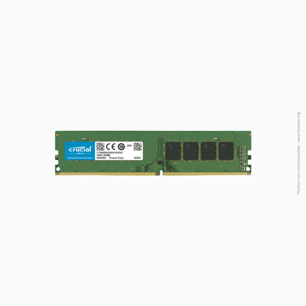 Mémoire ram Crucial | 16 Go DDR4 2666 MHz U-Dimm