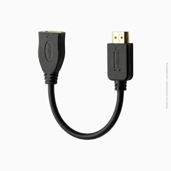 Cable adaptateur HDMI M/F | 30 cm