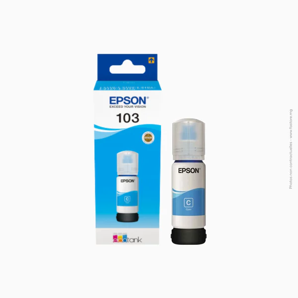 Bouteille d’encre Epson 103 cyan | 127 ml