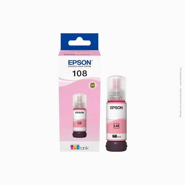 Bouteille d’encre Epson 108 light magenta