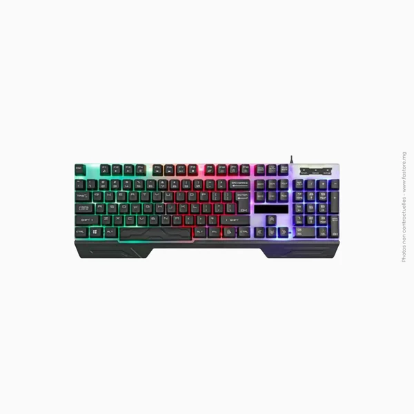 Clavier filaire USB azerty led RGB | Gaming KB-100