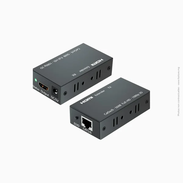 Extenseur HDMI 1080p jusqu’à 60 mètres