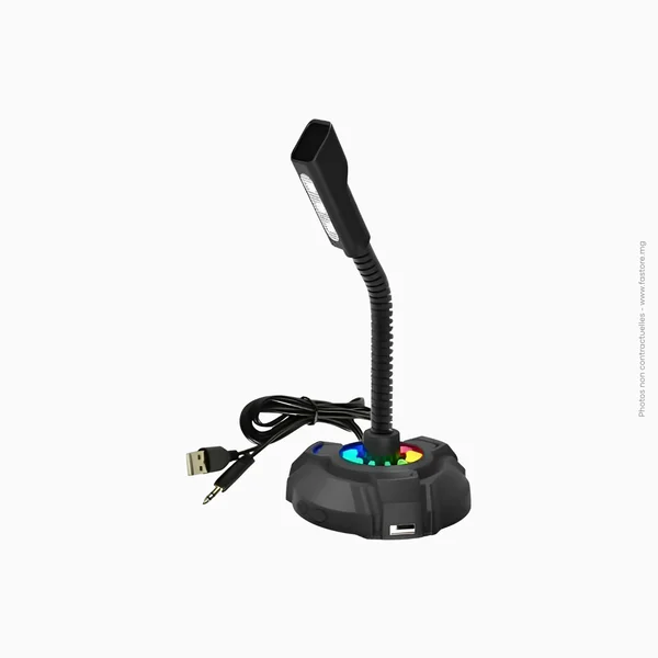 Microphone USB RGB led | DHP-1100C