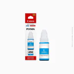 Bouteille d’encre Canon GI-490 cyan | GI-490C