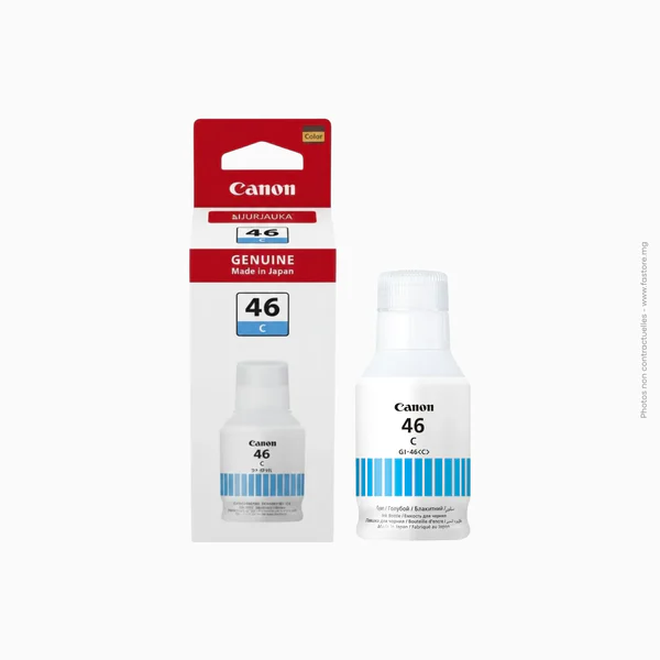 Bouteille d'encre Canon cyan | GI-46 C