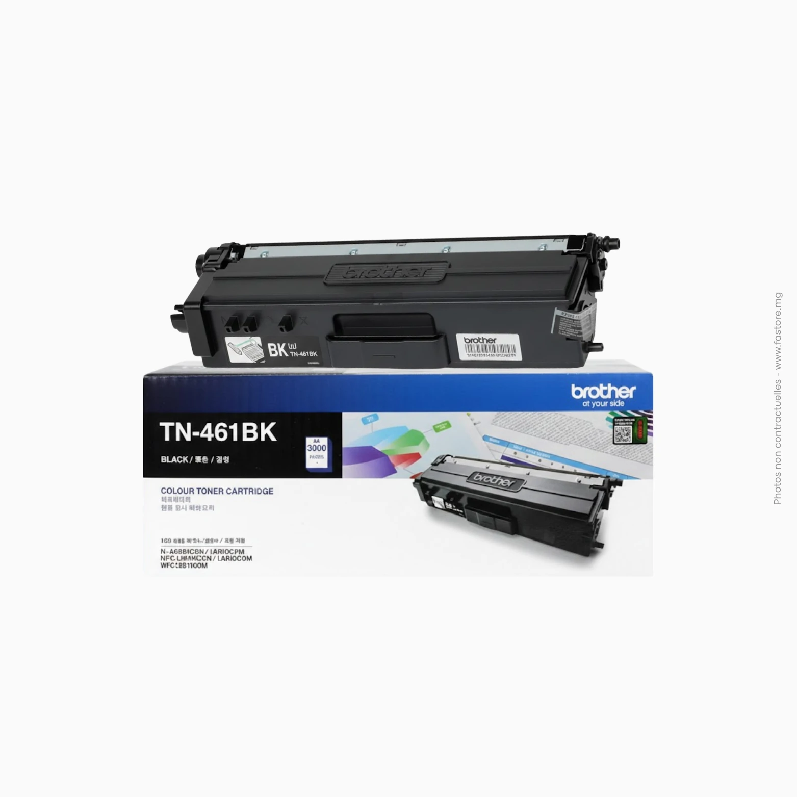 Toner Brother TN-461BK Noir - 3000 pages Toner Brother noir | TN-461BK – 3000 pages – Image 1