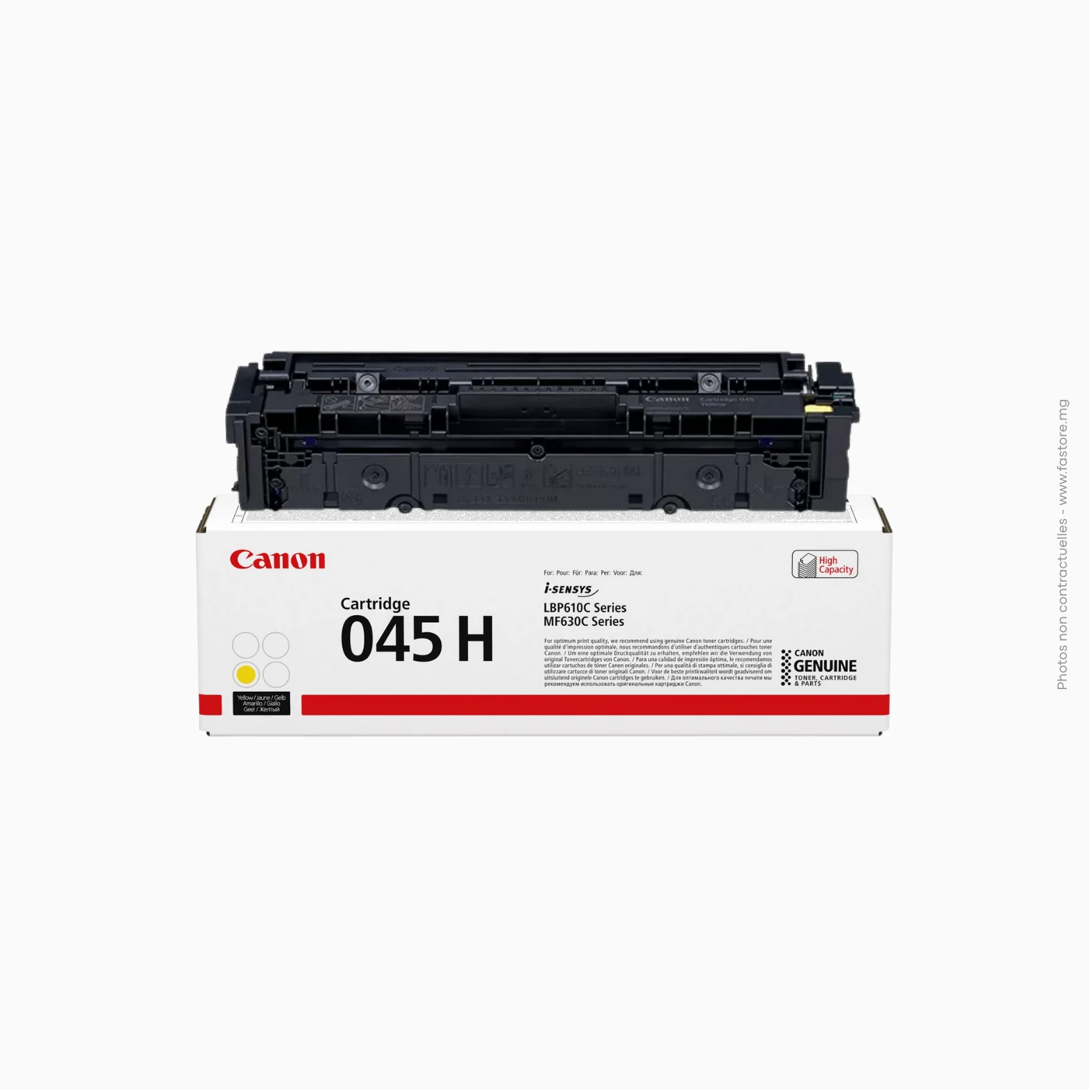 Toner Couleur Yellow 045 H Toner Canon | 045 H Jaune (Haute Capacité) – Image 1