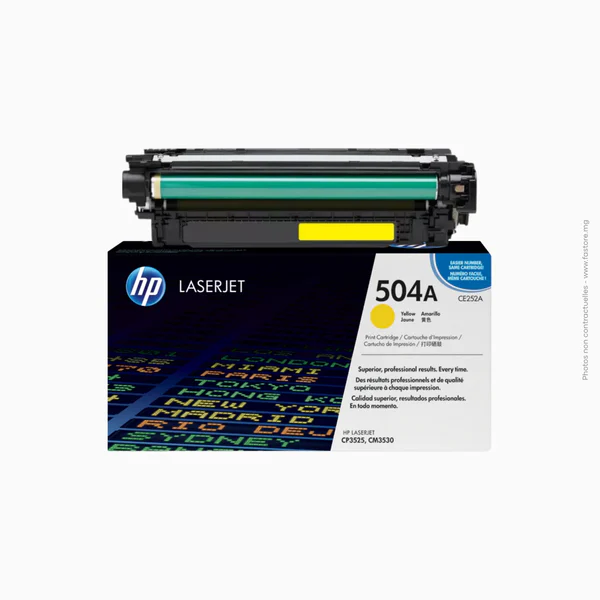 Toner HP jaune | CE252A (504A)