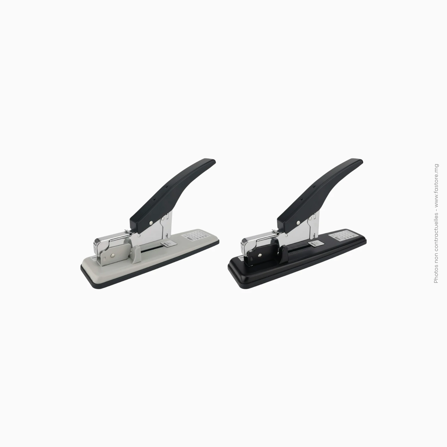 Agrafeuse 23_6 et 23_15, 80Gr, 55 mm, 30- 150F bicolore (noire et beige) Bright Office, Ref A-200, 8214 Agrafeuse grande capacité 150 feuilles bright office | Ref A-200 & 8214 – Image 1