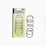 Lot de 6 anneaux de reliure articulés 5,08 cm | Réf A-316