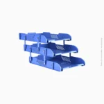 Bac à courrier plastique 3 étages | AA-473 – Image 2