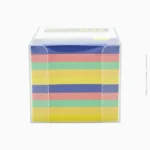 Bloc note couleur avec boîte cube en plastique | AA-709
