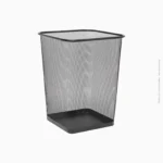 Corbeille à papier carrée 10 litres noire | Ref A-340