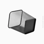 Corbeille à papier carrée 10 litres noire | Ref A-340 – Image 2