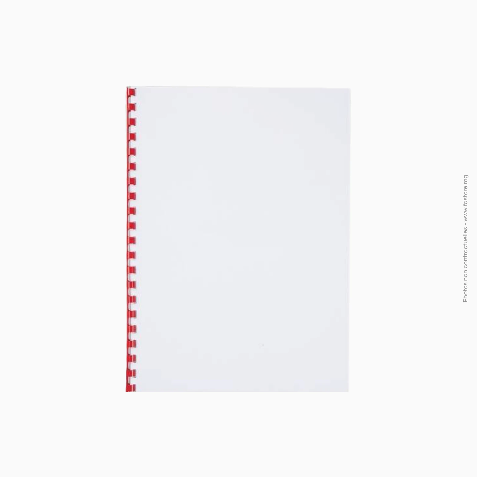 Couverture de réliure A4 Transparent PVC R-25 Couverture de reliure A4 PVC Transparent | R-25 – Image 1
