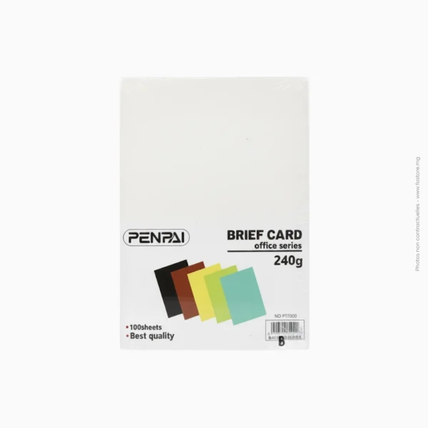 Paquet de 100 couvertures papier marbré blanc 240g | Ref B-53 / PP9020