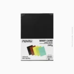 Paquet de 100 couvertures papier marbré noir 240g | Ref B-54 / PP9020