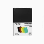 Paquet de 100 couvertures papier marbré noir 240g | Ref B-54 / PP9020 – Image 2