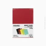 Paquet de 100 couvertures papier marbré rouge 240g | Ref B-43 / PP9020