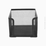 Porte-cube mémo métallique noir | AA-469