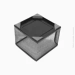 Porte-cube mémo métallique noir | AA-469 – Image 3