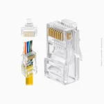 Boîte de 100 connecteurs réseau RJ45 catégorie 6 Hikvision | DS-1M02