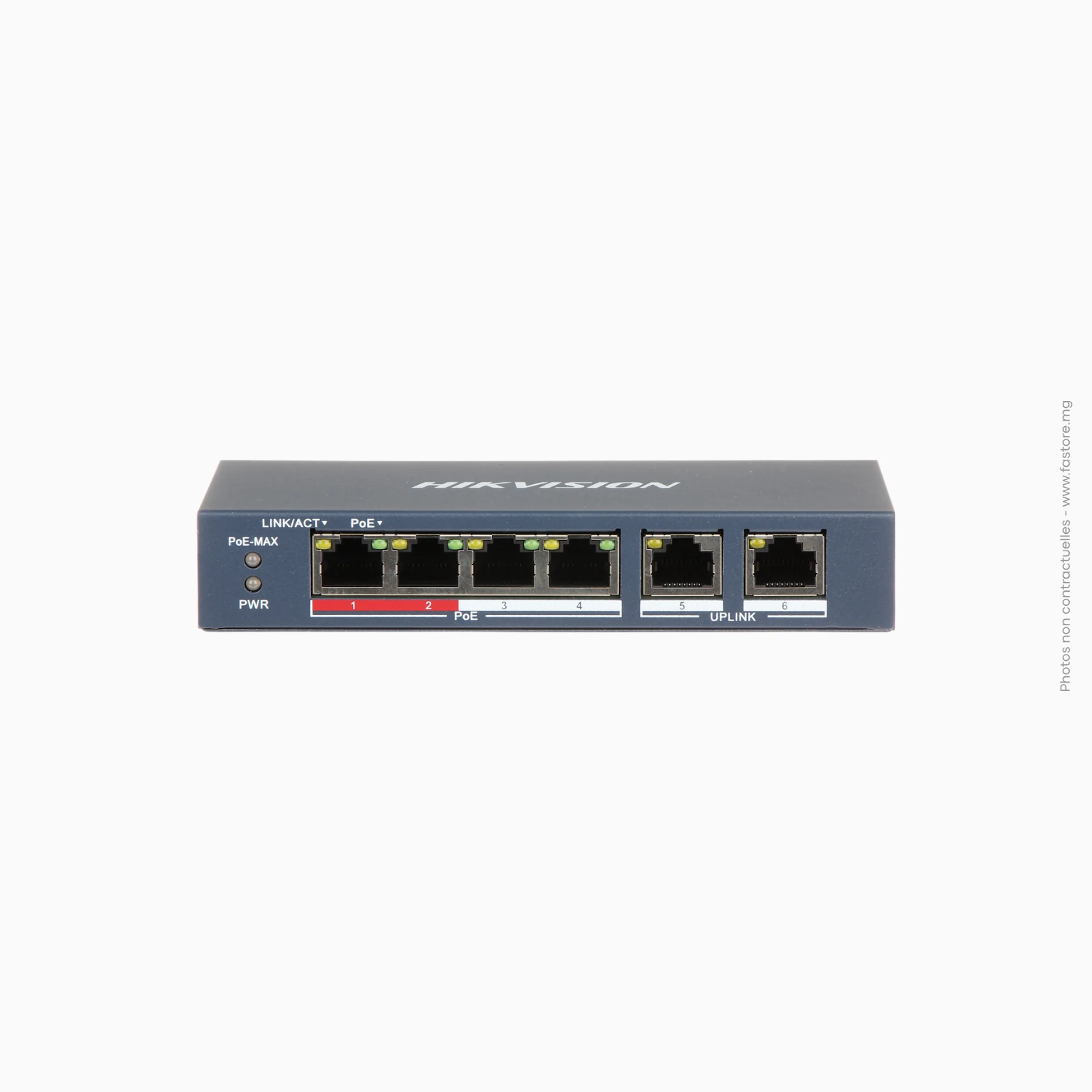 Entry-level Smart Managed 100Mbps PoE Switch DS-3E0106P-E_M (B) Switch poe smart managed 6 ports Hikvision | DS-3E0106P-E/M(B) (100 Mbps) – Image 1