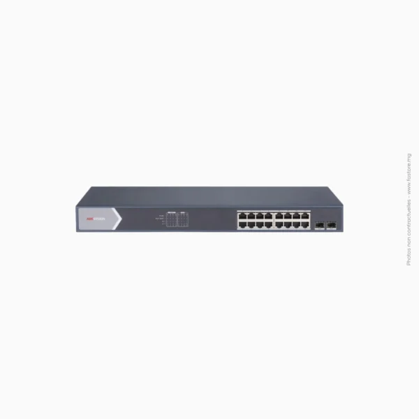 Switch poe smart managed gigabit 18 ports Hikvision | DS-3E0518P-E/M(B)