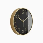 Horloge murale ronde blanc et noir | B-301 – Image 2