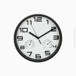 Horloge murale ronde blanche avec petit cadran | 23158WD A-472 – Image 2
