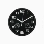 Horloge murale ronde blanche avec petit cadran | 23158WD A-472 – Image 3