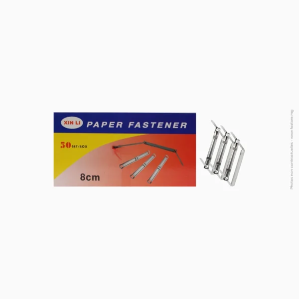 Lot de 50 relieurs métalliques pour archives 8 cm | Réf B-37