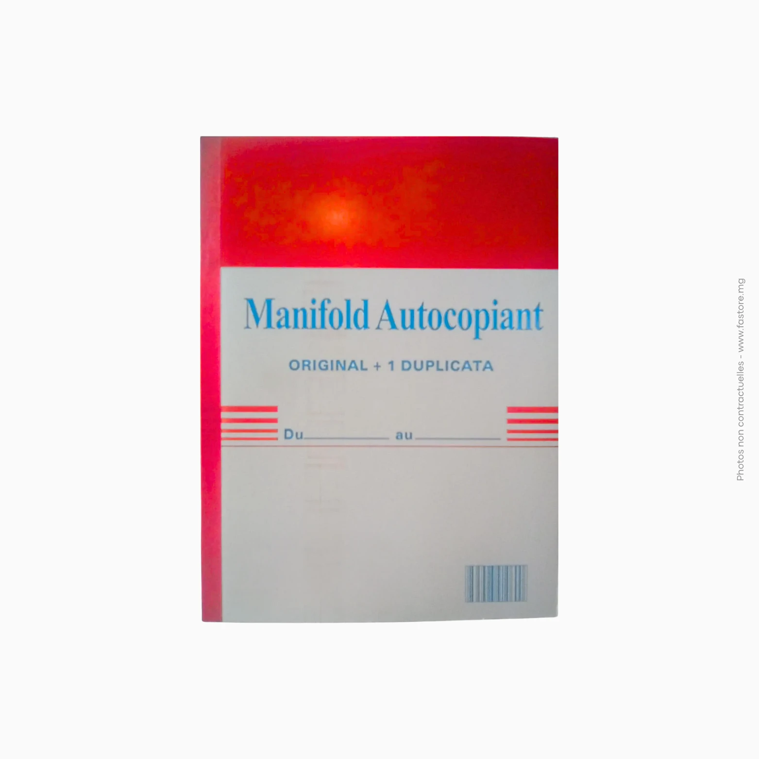 Manifold A6 + 2 (14x10,5), 50 Tripli numérotés, Ref A-582, 6603 Carnet manifold A6 tripli autocopiant | Réf A-582 / 6603 – Image 1
