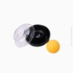 Mouilleur de bureau rond noir avec couvercle transparent | Ref A-295 / 9109 – Image 2